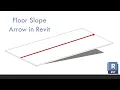 Floor Slope Arrow in Revit