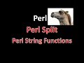 Perl String Functions - Perl Split Perl Join Strings Perl Reverse a String Perl Scripting Perl
