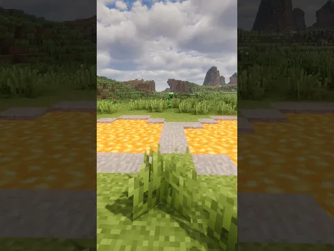 Creeper Discovers Realistic Minecraft Physics
