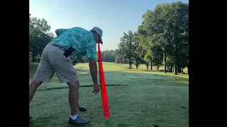 Mike playing the back nine at Southern Hills