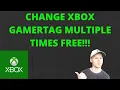 HOW TO CHANGE YOUR XBOX GAMERTAG MULTIPLE TIMES FREE IN 2020 Fake