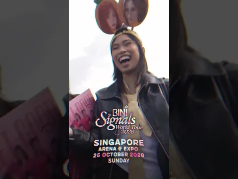#BINI: Singapore, it’s your turn to answer the SIGNAL on Oct 25 at the Arena @ EXPO! 🌸