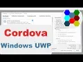 How To Build Cordova Universal Windows Platform