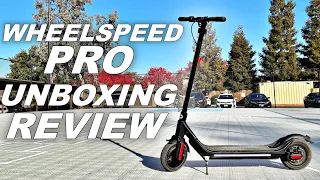 WHEELSPEED WS1 PRO ELECTRIC SCOOTER UNBOXING REVIEW