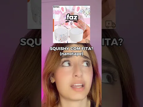 FIZ SQUISHY COM UMA FITA!!!
