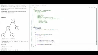 LeetCode 543 Diameter of Binary Tree Java