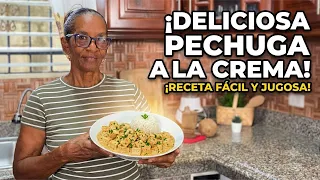 ¿Cómo Hacer la Pechuga a la Crema MÁS JUGOSA? El Secreto Revelado 🤫