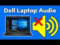 How To Fix Dell Laptop or Sound Not Working