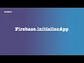 -app No Firebase App DEFAULT has been created - call Firebase initializeApp
