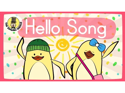 Download MP3 Hello Song for Kids | Greeting Song for Kids | The Singing Walrus