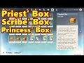 Princess Priest and Scribe Box Genshin Impact