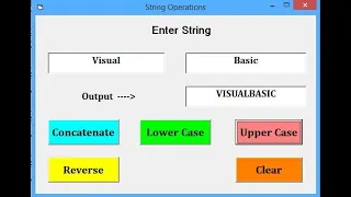Visual Basic 6 0 String Manipulation Functions