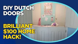 DIY Dutch Door Replacement for Under 100