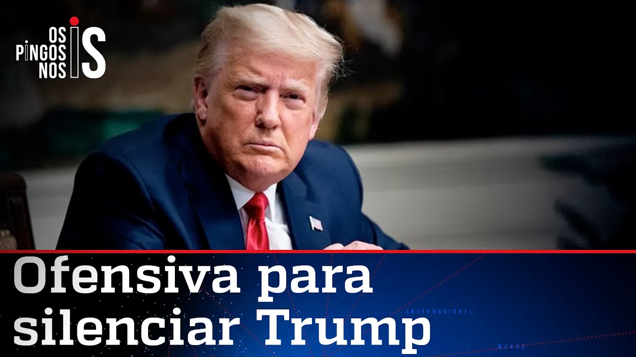 Redes sociais censuram Donald Trump