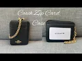 COACH ZIP CARD CASE