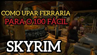 COMO UPAR FERRARIA PARA O 100 FÁCIL EM SKYRIM #skyrim