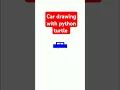 Car drawing with Python Turtle