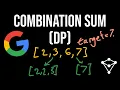 Combination Sum - DP Solution