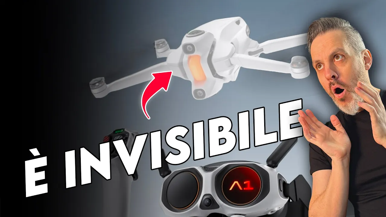 Anteprima di Questo drone è INVISIBILE: ecco come funziona (Antigravity A1)