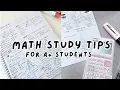 Math Study Tips For A Students BEST Maths Study Methods