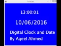 Digital Clock using Processing