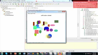 JAVA EVENT HANDLING - MOUSE EVENTS activity