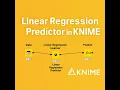 4 Build a Linear Regression Predictor in KNIME