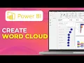 Create Word Cloud in Power BI Visual Tutorial