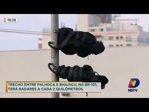 Trânsito: radares a cada 2 quilômetros entre Palhoça e Biguaçu