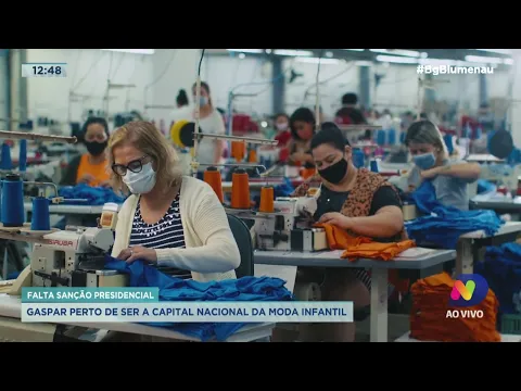 Falta sanção presidencial: Gaspar perto de ser a capital nacional da moda infantil