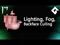 3D Games in Game Maker Studio 2 - Lighting and Fog and Backface Culling