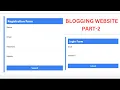 PART-2 Blogging Project Using HTML CSS JAVASCRIPT JAVASCRIPT PROJECT PROJECT OF JAVASCRIPT