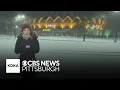 Morgantown West Virginia getting hit with heavy snowfall