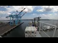 Timelapse of Departure from Newark New Jersey at Sea in 1080p