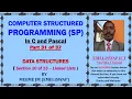 Computer Structured Programming In C and Pascal Part 31 of 37 Data Structure Linked Lists