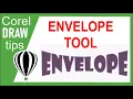 Using the envelope tool in CorelDraw