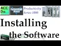 Productivity 1000 Series PLC Installing the Software Now