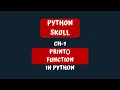 CH-1 print function Python CBSE class XI XII Hindi - How to get output in python