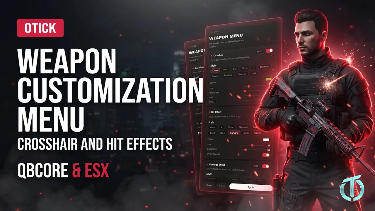 WEAPON MENU [QB/QBX/ESX] [OPENSOURCE] video