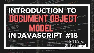 JavaScript in Hindi Document Object Model in JavaScript in Hindi DOM in JavaScript in Hindi