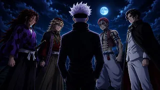 Gojo vs Demons Mujan , kokoshibo , Doma & Akaza 💀 #animebattle