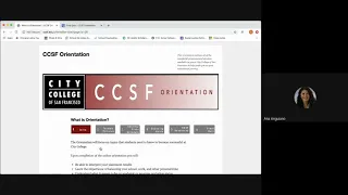 CCSF Online Orientation Tutorial