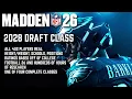 Madden NFL 26 - 2028 Draft Class OUT NOW