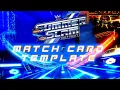 WWE SUMMER SLAM 2023 MATCH CARD TEMPLATE WITH SPECIAL EFFECT