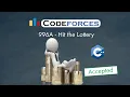 Codeforces 996A - Hit the Lottery Detailed C Solution TheCoDeveloper