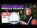 Instagram Profile Search