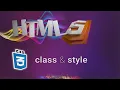 HTML for beginners 05 class style HTML attributes