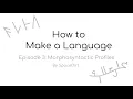 How to Make a Language Morphosyntactic Profiles