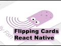 How to create a flash card in React Native