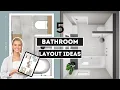 TOP 5 BATHROOM LAYOUT IDEAS Ultimate Design Guide
